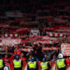 LONDON, ENGLAND - SEPTEMBER 14: FC Koeln supporters display scarves during the UEFA Europa League group H match between Arsenal FC and 1. FC Koeln at Emirates Stadium on September 14, 2017 in London, United Kingdom. (Photo by Dan Mullan/Getty Images)