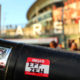 LONDON, ENGLAND - SEPTEMBER 14: FC Koeln stickers are seen outside of Emirates ahead of the UEFA Europa League group H match between Arsenal FC and 1. FC Koeln at Emirates Stadium on September 14, 2017 in London, United Kingdom. (Photo by Richard Heathcote/Getty Images)