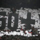 MAINZ, GERMANY - JANUARY 20: Fans of Stuttgart demonstrate for the 50+1 rule prior to the Bundesliga match between 1. FSV Mainz 05 and VfB Stuttgart at Opel Arena on January 20, 2018 in Mainz, Germany. (Photo by Alex Grimm/Bongarts/Getty Images)