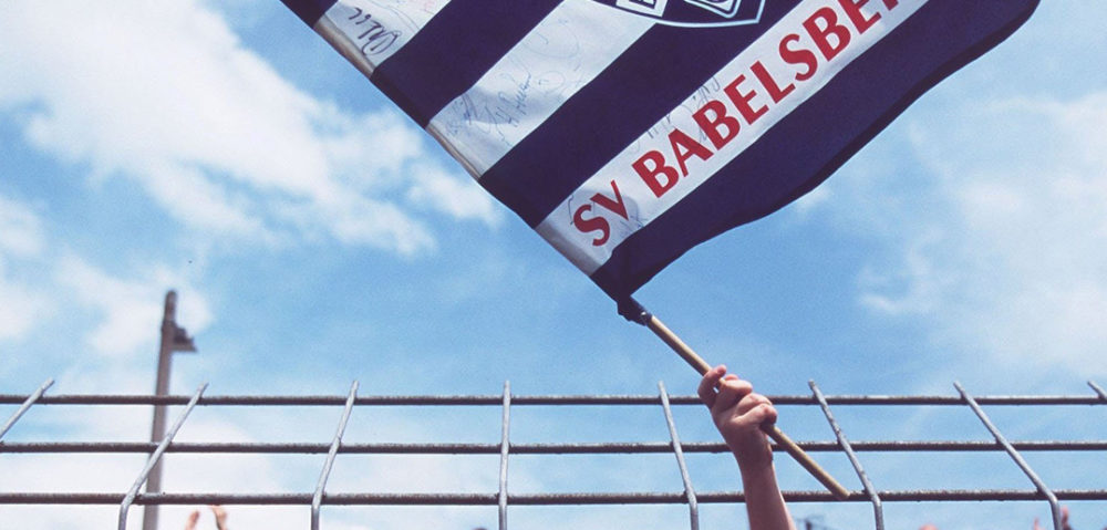 POTSDAM, GERMANY - JUNE 09: REGIONALLIGA NORD 00/01, Potsdam; SV BABELSBERG 03 - FORTUNA DUESSELDORF 1:0/AUFSTIEG IN DIE 2. BUNDESLIGA; FANS SV BABELSBERG 03 (Photo by Anja Heinemann/Bongarts/Getty Images)