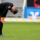 SINSHEIM, GERMANY - MARCH 31: Timo Horn of Koeln looks dejected after the sixth goal of Hoffenheim during the Bundesliga match between TSG 1899 Hoffenheim and 1. FC Koeln at Wirsol Rhein-Neckar-Arena on March 31, 2018 in Sinsheim, Germany.