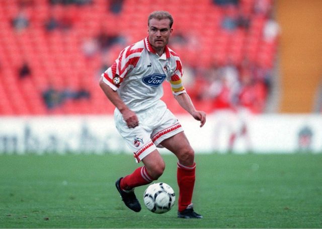 GERMANY - JULY 27: FUSSBALL: 1. BUNDESLIGA 97/98 KOELN 27.07.97, Ralf HAUPTMANN - EINZELAKTION - (Photo by Gerd Scheewel/Bongarts/Getty Images)