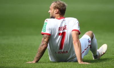 HAMBURG, GERMANY - SEPTEMBER 02: Marcel Risse of Koeln appears frustrated during the Second Bundesliga match between FC St. Pauli and 1. FC Koeln at Millerntor Stadium on September 2, 2018 in Hamburg, Germany. (Photo by Oliver Hardt/Bongarts/Getty Images)