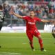 SANDHAUSEN, GERMANY - SEPTEMBER 21: Louis Schaub of Cologne celebrates the opening goal for Cologne during the Second Bundesliga match between SV Sandhausen and 1. FC Koeln at BWT-Stadion am Hardtwald on September 21, 2018 in Sandhausen, Germany. (Photo by Christian Kaspar-Bartke/Bongarts/Getty Images)