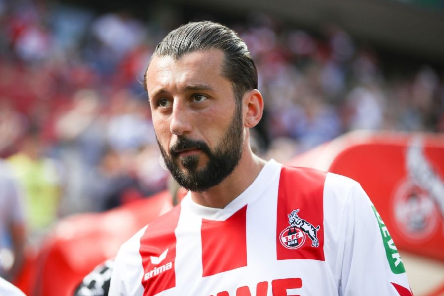 COLOGNE, GERMANY - MAY 05: Dominic Maroh #5 of 1.FC Koeln looks on prior the Bundesliga match between 1. FC Koeln and FC Bayern Muenchen at RheinEnergieStadion on May 5, 2018 in Cologne, Germany. (Photo by Maja Hitij/Bongarts/Getty Images)