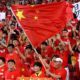 BRISBANE, AUSTRALIA - JANUARY 14: Chinese fans show their support during the 2015 Asian Cup match between China PR and Uzbekistan at Suncorp Stadium on January 14, 2015 in Brisbane, Australia. (Photo by Bradley Kanaris/Getty Images)