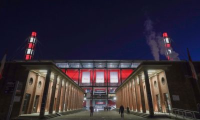 COLOGNE, GERMANY - FEBRUARY 17: A general view after the Bundesliga match between 1. FC Koeln and Hannover 96 at RheinEnergieStadion on February 17, 2018 in Cologne, Germany. (Photo by Alex Grimm/Bongarts/Getty Images)