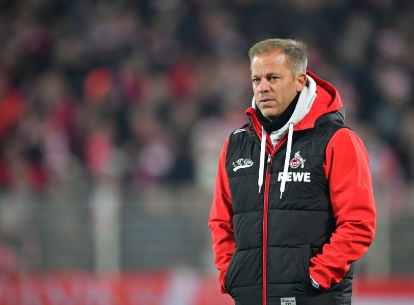 BERLIN, GERMANY - JANUARY 31: Markus Anfang, head coach of Cologne looks on during the Second Bundesliga match between 1. FC Union Berlin and 1. FC Koeln at Stadion An der Alten Foersterei on January 31, 2019 in Berlin, Germany. (Photo by Stuart Franklin/Bongarts/Getty Images)