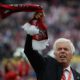 COLOGNE, GERMANY - MAY 12: 1. FC Koeln president Werner Spinner reacts prior to the Second Bundesliga match between 1. FC Koeln and Hertha BSC Berlin at RheinEnergieStadion on May 12, 2013 in Cologne, Germany. (Photo by Dennis Grombkowski/Bongarts/Getty Images)