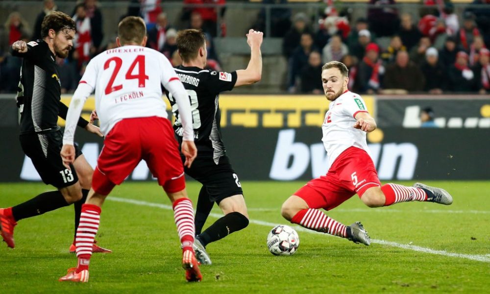 COLOGNE, GERMANY - DECEMBER 17: Rafael Czichos of Cologne in action during the Second Bundesliga match between 1. FC Koeln and 1. FC Magdeburg at RheinEnergieStadion on December 17, 2018 in Cologne, Germany. (Photo by Mika Volkmann/Bongarts/Getty Images)