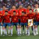 BOLOGNA, ITALY - JUNE 16: Spain team line up before the 2019 UEFA U-21 Group A match between Italy and Spain at (insert stadium name) on June 16, 2019 in Bologna, Italy. (Photo by Marco Luzzani/Getty Images)