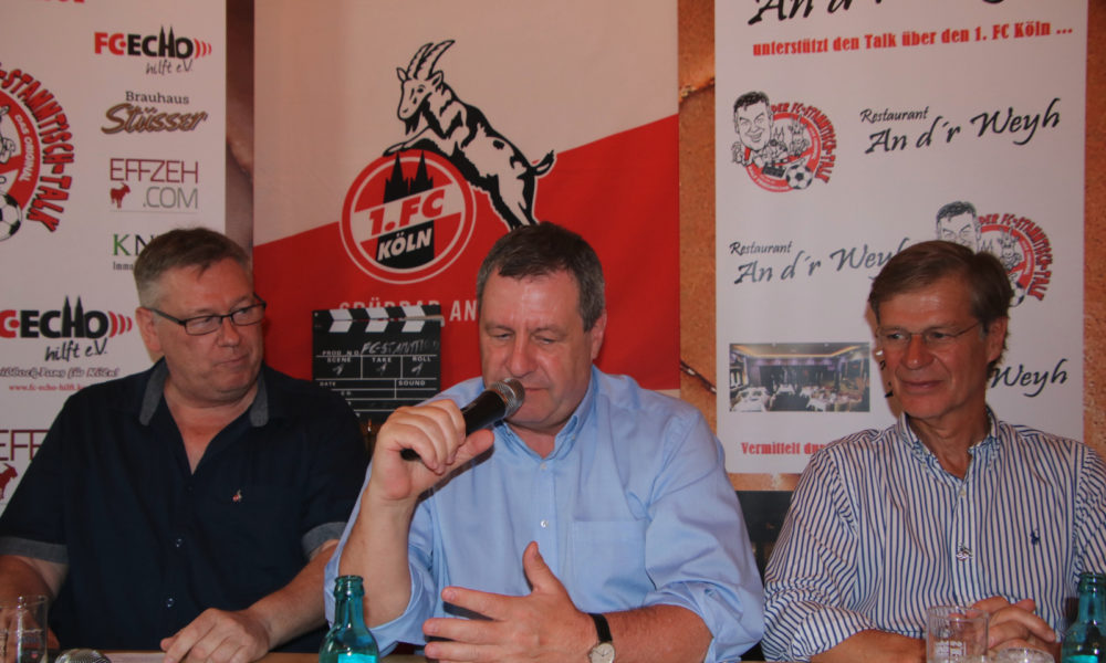 FC-Stammtisch Talk Wolf Sieger Sauren