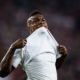 COLOGNE, GERMANY - AUGUST 23: Jhon Cordoba of 1. FC Koeln reacts after a chance at goal during the Bundesliga match between 1. FC Koeln and Borussia Dortmund at RheinEnergieStadion on August 23, 2019 in Cologne, Germany. (Photo by Matthias Hangst/Bongarts/Getty Images)