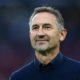 COLOGNE, GERMANY - SEPTEMBER 29: Achim Beierlorzer, Head Coach of 1. FC Koln looks on prior to the Bundesliga match between 1. FC Koeln and Hertha BSC at RheinEnergieStadion on September 29, 2019 in Cologne, Germany. (Photo by Dean Mouhtaropoulos/Bongarts/Getty Images)