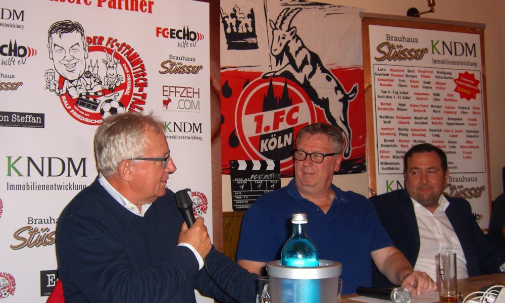 FC-Stammtisch Talk Faßbender Friedrichs Schmidt Schell