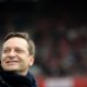 COLOGNE, GERMANY - MARCH 05: Manager Horst Heldt of Schalke looks on prior to the Bundesliga match between 1. FC Koeln and FC Schalke 04 at RheinEnergieStadion on March 5, 2016 in Cologne, Germany. (Photo by Sascha Steinbach/Bongarts/Getty Images)