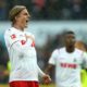 COLOGNE, GERMANY - OCTOBER 20: Sebastiaan Bornauw of FC Koln celebrates scoring his teams third goal of the game during the Bundesliga match between 1. FC Koeln and SC Paderborn 07 at RheinEnergieStadion on October 20, 2019 in Cologne, Germany. (Photo by Dean Mouhtaropoulos/Bongarts/Getty Images)