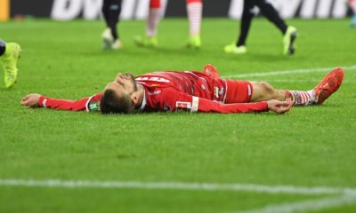 COLOGNE, GERMANY - NOVEMBER 08: Dominick Drexler of 1. FC Koeln reacts during the Bundesliga match between 1. FC Koeln and TSG 1899 Hoffenheim at RheinEnergieStadion on November 08, 2019 in Cologne, Germany. (Photo by Jörg Schüler/Bongarts/Getty Images)