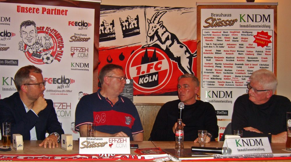 Janßen Löer Hauser Friedrichs FC-Stammtisch Talk