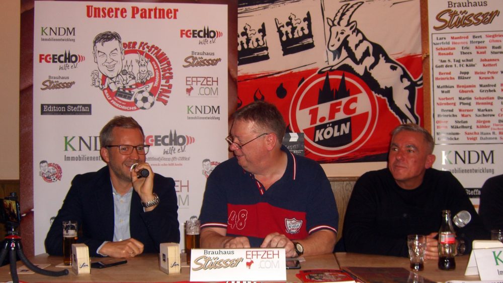 Janßen Löer Hauser Friedrichs FC-Stammtisch Talk