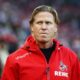 COLOGNE, GERMANY - NOVEMBER 30: Markus Gisdol, Head Coach of 1. FC Koeln looks on prior to the Bundesliga match between 1. FC Koeln and FC Augsburg at RheinEnergieStadion on November 30, 2019 in Cologne, Germany. (Photo by Lars Baron/Bongarts/Getty Images)