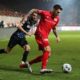 BERLIN, GERMANY - DECEMBER 08: Dominick Drexler of 1. FC Koeln battles for possession with Christopher Trimmel of 1. FC Union Berlin during the Bundesliga match between 1. FC Union Berlin and 1. FC Koeln at Stadion An der Alten Foersterei on December 08, 2019 in Berlin, Germany. (Photo by Maja Hitij/Bongarts/Getty Images)