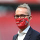 COLOGNE, GERMANY - MAY 17: 1. FC Koeln CEO, Alexander Wehrle wearing a face mask seen prior to the Bundesliga match between 1. FC Koeln and 1. FSV Mainz 05 at RheinEnergieStadion on May 17, 2020 in Cologne, Germany. The Bundesliga and Second Bundesliga is the first professional league to resume the season after the nationwide lockdown due to the ongoing Coronavirus (COVID-19) pandemic. All matches until the end of the season will be played behind closed doors. (Photo by Lars Baron/Getty Images)