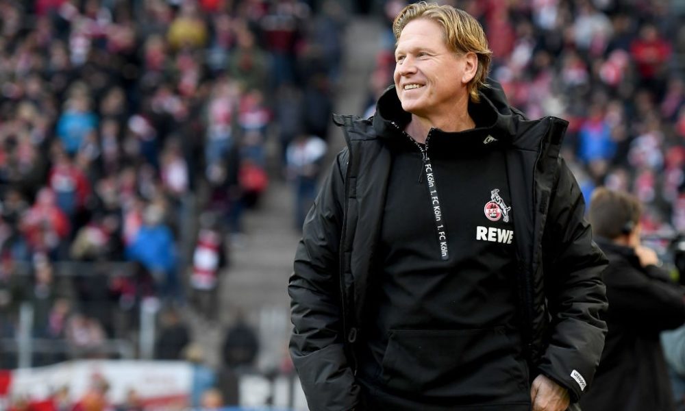 COLOGNE, GERMANY - DECEMBER 21: Markus Gisdol, Head Coach of 1. FC Koeln looks on prior to the Bundesliga match between 1. FC Koeln and SV Werder Bremen at RheinEnergieStadion on December 21, 2019 in Cologne, Germany. (Photo by Jörg Schüler/Bongarts/Getty Images)