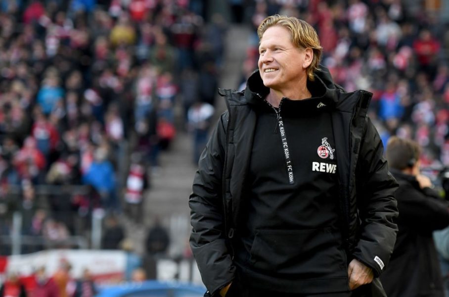 COLOGNE, GERMANY - DECEMBER 21: Markus Gisdol, Head Coach of 1. FC Koeln looks on prior to the Bundesliga match between 1. FC Koeln and SV Werder Bremen at RheinEnergieStadion on December 21, 2019 in Cologne, Germany. (Photo by Jörg Schüler/Bongarts/Getty Images)