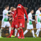 MOENCHENGLADBACH, GERMANY - MARCH 11: Jan Thielmann of 1. FC Koeln reacts to defeat after the Bundesliga match between Borussia Moenchengladbach and 1. FC Koeln at Borussia-Park on March 11, 2020 in Moenchengladbach, Germany. For the first time in the history of the German Bundesliga the match is played behind closed doors as a precaution against the spread of COVID-19 (Coronavirus). (Photo by Jörg Schüler/Bongarts/Getty Images)