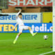 PADERBORN, GERMANY - MARCH 06: Jorge Mere (C) of Koeln scores gainst Leopold Zingerle (R) of Paderborn during the Bundesliga match between SC Paderborn 07 and 1. FC Koeln at Benteler Arena on March 06, 2020 in Paderborn, Germany. (Photo by Thomas F. Starke/Bongarts/Getty Images)