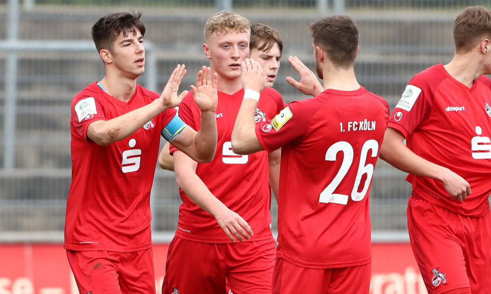 1. FC Köln U19 Jubel