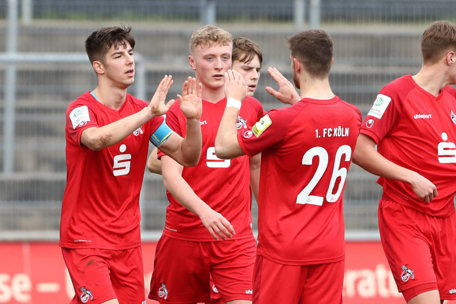 1. FC Köln U19 Jubel