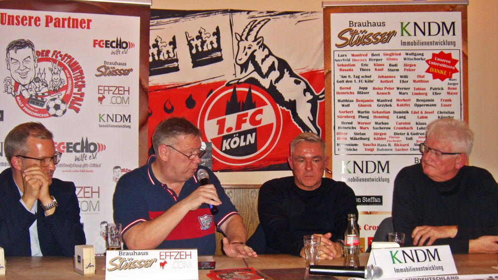 FC-Stammtisch Talk Löer Friedrichs Janßen Hauser