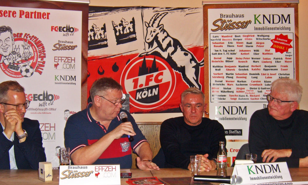 FC-Stammtisch Talk Löer Friedrichs Janßen Hauser