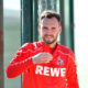 BENIDORM, SPAIN - JANUARY 08: (BILD ZEITUNG OUT) Birger Verstraete of 1. FC Koeln gestures during the 1. FC Koeln winter training camp on January 8, 2020 in Benidorm, Spain. (Photo by TF-Images/Getty Images)