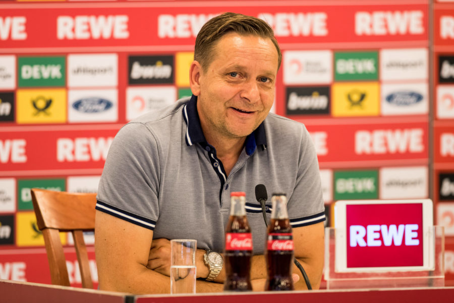 Horst Heldt Pressekonferenz