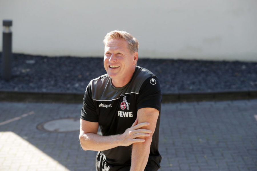 1.FC Köln, Die Profis werden auf Corona getestet, Trainer Markus Gisdol 1.FC Köln, 05.08.2020, *** Sport 1 FC Köln, The professionals are tested on Corona, coach Markus Gisdol 1 FC Köln , 05 08 2020,