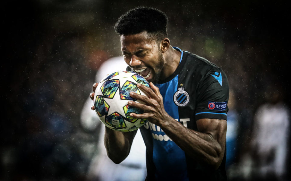 Club's Emmanuel Bonaventure Dennis looks dejected during a soccer game between Belgian team Club Brugge KV and Spanish Real Madrid CF, Wednesday 11 December 2019 in Brugge, the sixth and last match in the group stage of the UEFA Champions League, in Group A. BELGA PHOTO VIRGINIE LEFOUR (Photo by VIRGINIE LEFOUR/BELGA MAG/AFP via Getty Images)