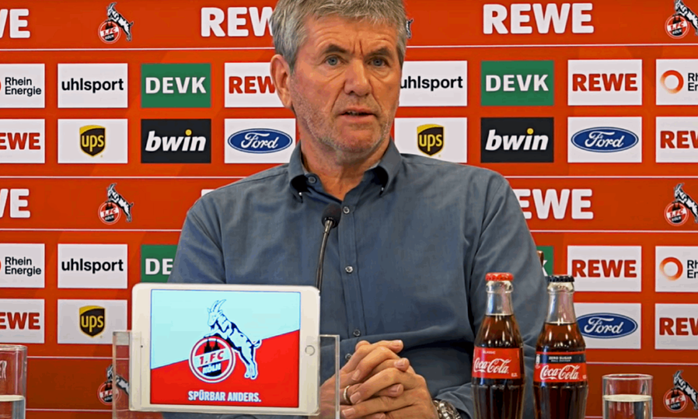 Friedhelm Funkel Pressekonferenz 1. FC Köln
