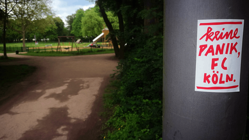 Aufkleber "keine Panik, FC Köln" effzeh.com